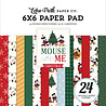 Echo Park Mouse And Me Christmas 6x6 Inch Paper Pad (MMC520023) Echo Park Mouse And Me Christmas 6x6 Inch Paper Pad (MMC520023)