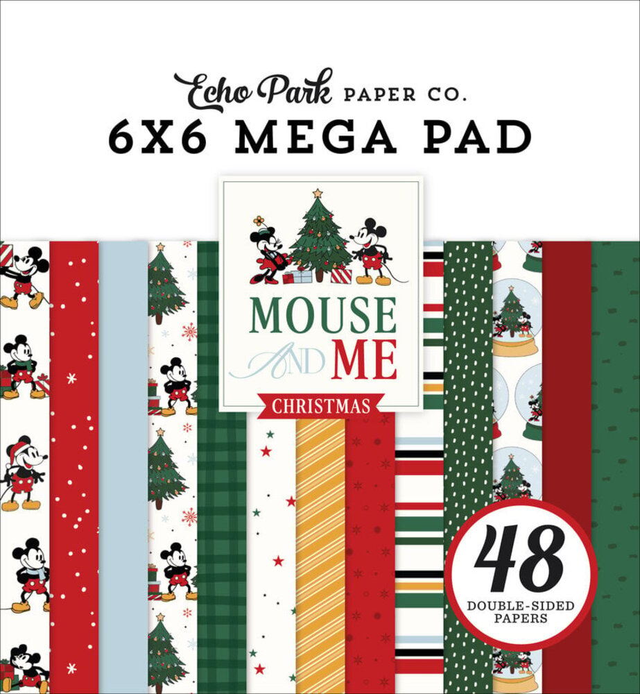 Echo Park Mouse And Me Christmas 6x6 Inch Mega Pad (MMC520031) Echo Park Mouse And Me Christmas 6x6 Inch Mega Pad (MMC520031)