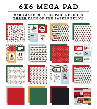 Echo Park Mouse And Me Christmas 6x6 Inch Mega Pad (MMC520031) Echo Park Mouse And Me Christmas 6x6 Inch Mega Pad (MMC520031)