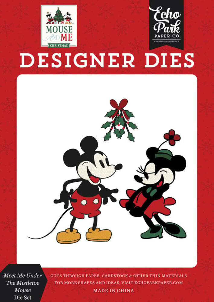 Echo Park Mouse And Me Christmas Die Set Meet Me Under The Mistletoe Mouse (MMC520042) Echo Park Mouse And Me Christmas Die Set Meet Me Under The Mistletoe Mouse (MMC520042)