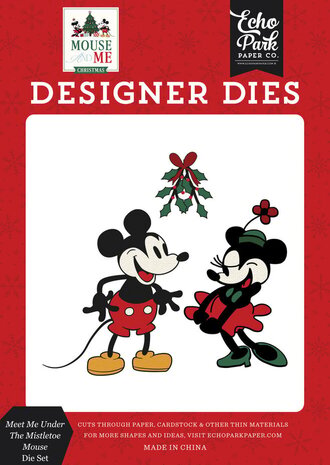 Echo Park Mouse And Me Christmas Die Set Meet Me Under The Mistletoe Mouse (MMC520042) Echo Park Mouse And Me Christmas Die Set Meet Me Under The Mistletoe Mouse (MMC520042)
