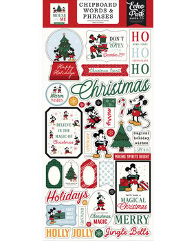 Echo Park Mouse And Me Christmas 6x13 Inch Chipboard Word & Phrases (MMC520022) Echo Park Mouse And Me Christmas 6x13 Inch Chipboard Word & Phrases (MMC520022)