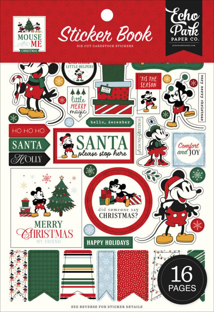 Echo Park Mouse And Me Christmas Sticker Book (MMC520029) Echo Park Mouse And Me Christmas Sticker Book (MMC520029)