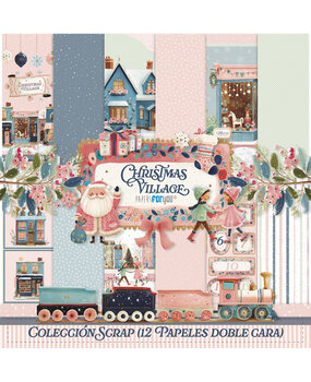 Papers For You PRE-ORDER Christmas Village 12x12 Inch Paper Pack (PFY-16471)