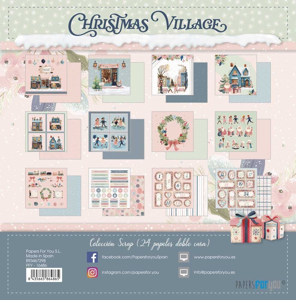 Papers For You PRE-ORDER Christmas Village 8x8 Inch Paper Pack (PFY-16486) Papers For You PRE-ORDER Christmas Village 8x8 Inch Paper Pack (PFY-16486)