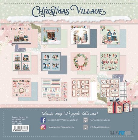 Papers For You PRE-ORDER Christmas Village 8x8 Inch Paper Pack (PFY-16486) Papers For You PRE-ORDER Christmas Village 8x8 Inch Paper Pack (PFY-16486)