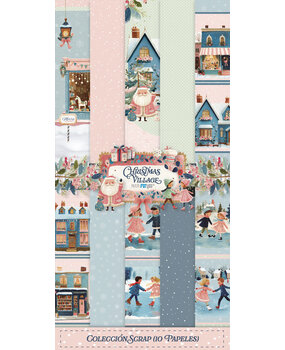 Papers For You PRE-ORDER Christmas Village 6x12 Inch Paper Pack (PFY-16488)