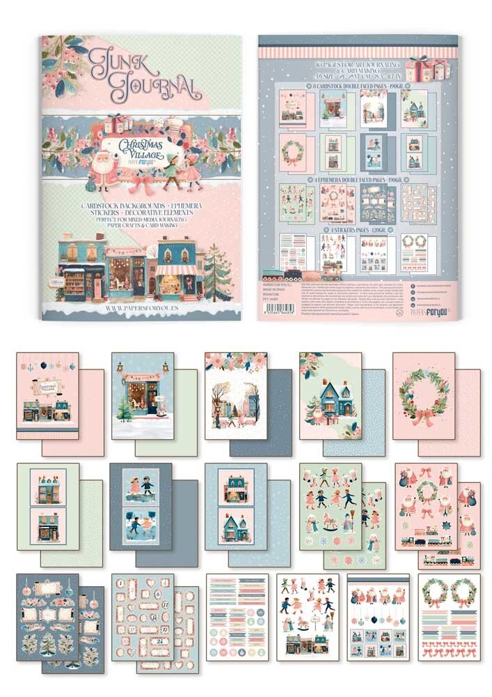 Papers For You PRE-ORDER Christmas Village A4 Junk Journal (PFY-16485)