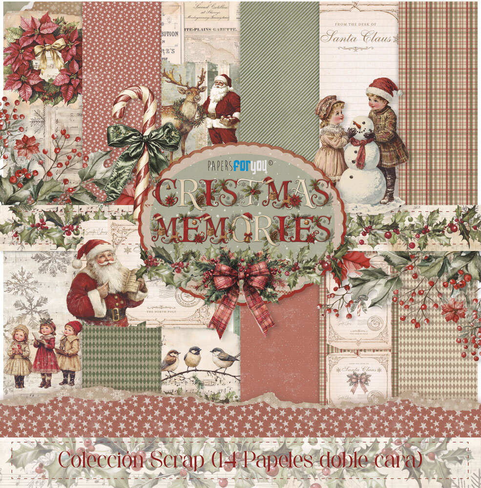 Papers For You PRE-ORDER Christmas Memories 12x12 Inch Paper Pack (PFY-16517) Papers For You PRE-ORDER Christmas Memories 12x12 Inch Paper Pack (PFY-16517)