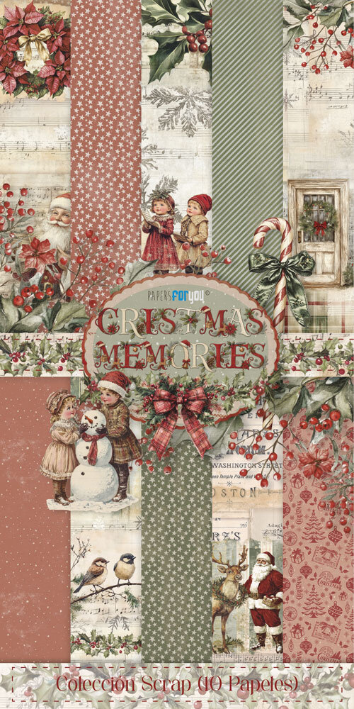 Papers For You PRE-ORDER Christmas Memories 6x12 Inch Paper Pack (PFY-16535) Papers For You PRE-ORDER Christmas Memories 6x12 Inch Paper Pack (PFY-16535)