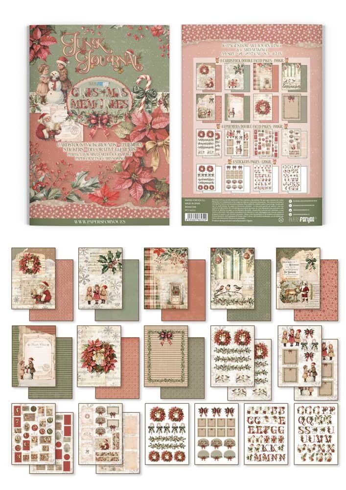 Papers For You PRE-ORDER Christmas Memories A4 Junk Journal (PFY-16532)