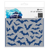 Simon Hurley Create PRE-ORDER Bat Brigade 6x6 Inch Stencil (HUS94234) Simon Hurley Create PRE-ORDER Bat Brigade 6x6 Inch Stencil (HUS94234)