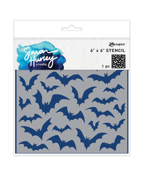 Simon Hurley Create PRE-ORDER Bat Brigade 6x6 Inch Stencil (HUS94234)