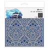 Simon Hurley Create PRE-ORDER Damask 6x6 Inch Stencil (HUS94364)