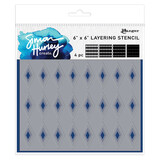 Simon Hurley Create PRE-ORDER Diamonds 6x6 Inch Layered Stencils (HUS94470) Simon Hurley Create PRE-ORDER Diamonds 6x6 Inch Layered Stencils (HUS94470)