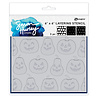 Simon Hurley Create PRE-ORDER Jack O' Lanterns 6x6 Inch Layered Stencils (HUS94241)