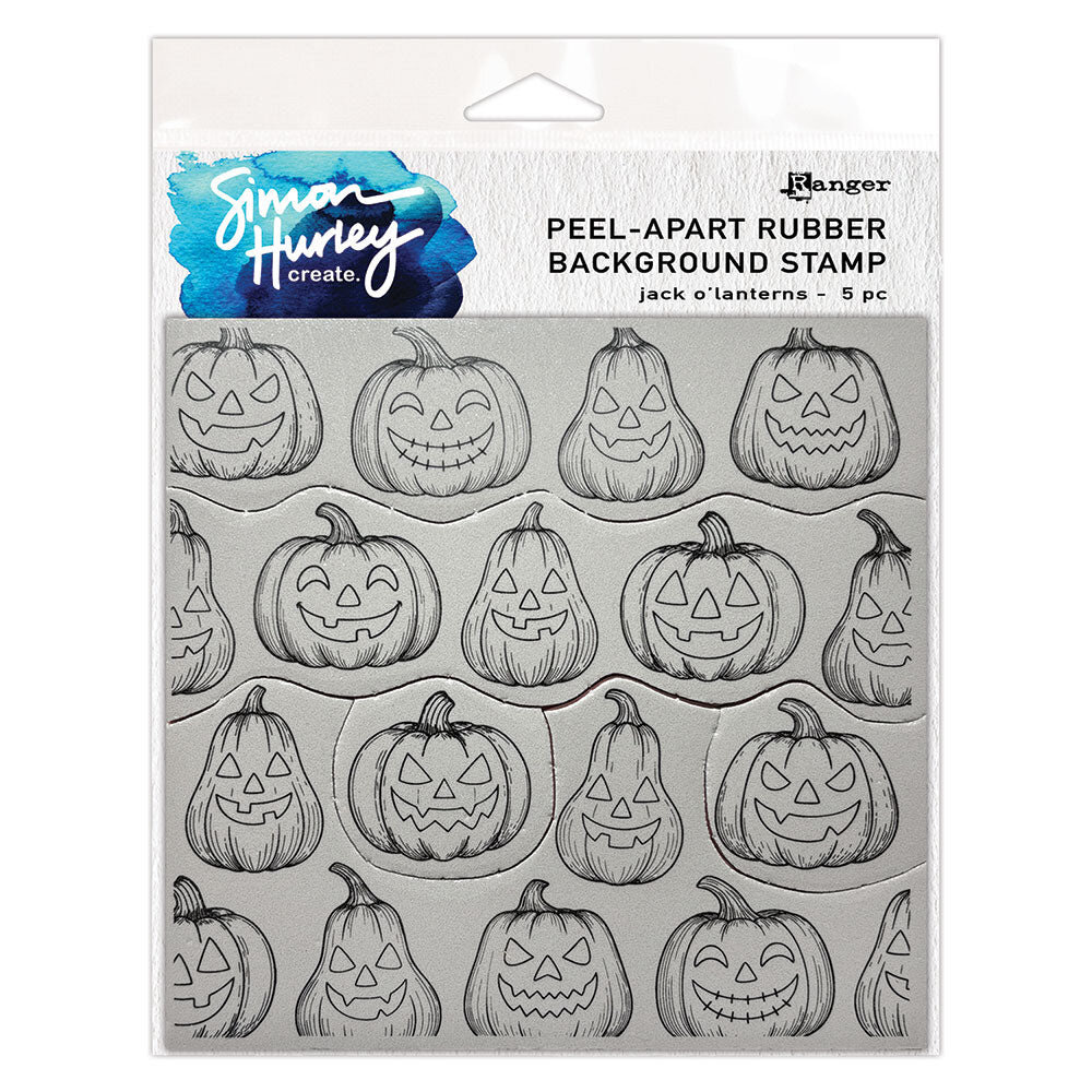 Simon Hurley Create PRE-ORDER Jack O' Lanterns Cling Stamps (HUR94210)