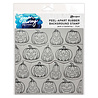 Simon Hurley Create PRE-ORDER Jack O' Lanterns Cling Stamps (HUR94210)