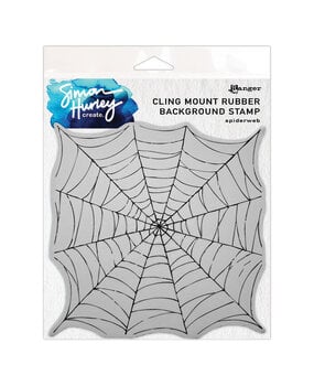 Simon Hurley Create PRE-ORDER Spiderwebs Cling Stamps (HUR94227)