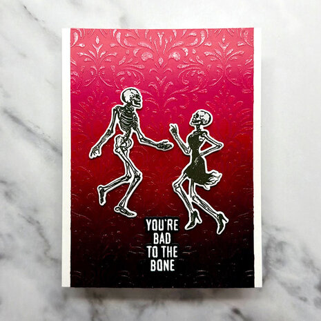 Simon Hurley Create PRE-ORDER Bad To The Bone Clear Stamps (HUR94166)