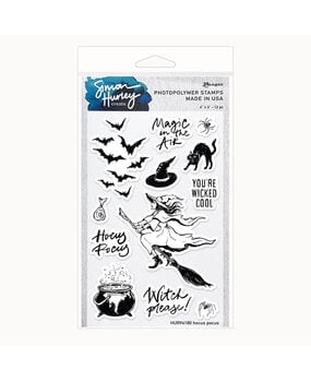 Simon Hurley Create PRE-ORDER Hocus Pocus Clear Stamps (HUR94180)