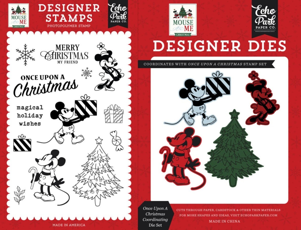 Echo Park Mouse And Me Christmas Stamp & Die Once Upon A Christmas (MMC520046) Echo Park Mouse And Me Christmas Stamp & Die Once Upon A Christmas (MMC520046)