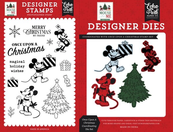 Echo Park Mouse And Me Christmas Stamp & Die Once Upon A Christmas (MMC520046) Echo Park Mouse And Me Christmas Stamp & Die Once Upon A Christmas (MMC520046)