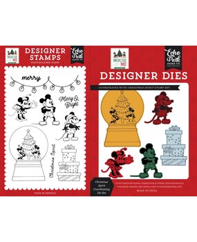 Echo Park Mouse And Me Christmas Stamp & Die Christmas Spirit (MMC520045) Echo Park Mouse And Me Christmas Stamp & Die Christmas Spirit (MMC520045)