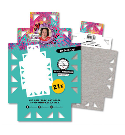 Studio Light Art Deco Die-Cut Paper Tags (ABM-26-TAGBL15) Studio Light Art Deco Die-Cut Paper Tags (ABM-26-TAGBL15)