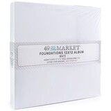49 and Market PRE-ORDER Foundations 12x12 Inch Album White (FA-36695)