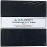 49 and Market PRE-ORDER Foundations 12x12 Inch Album Black (FA-36701)