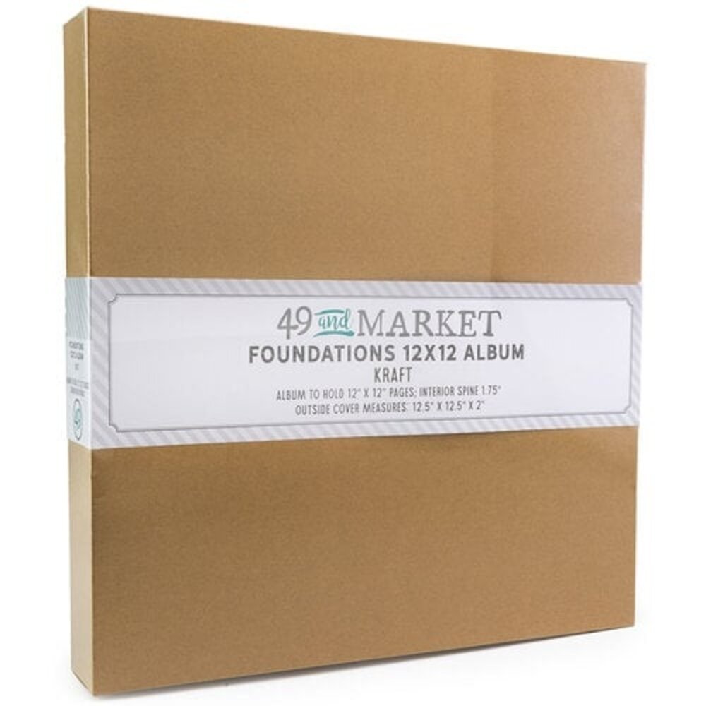49 and Market PRE-ORDER Foundations 12x12 Inch Album Kraft (FA-36718)