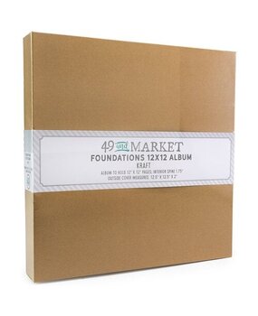 49 and Market PRE-ORDER Foundations 12x12 Inch Album Kraft (FA-36718)