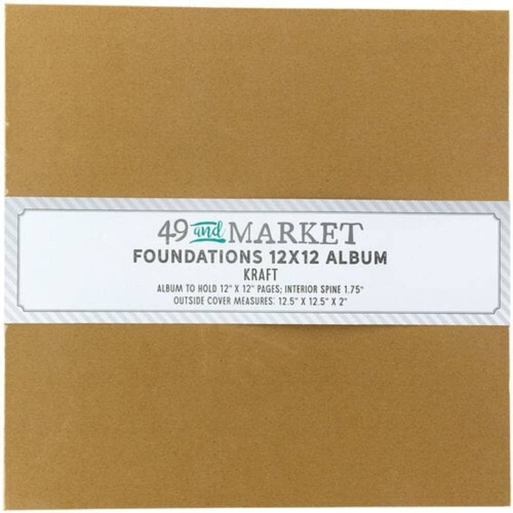 49 and Market PRE-ORDER Foundations 12x12 Inch Album Kraft (FA-36718)
