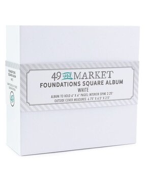 49 and Market PRE-ORDER Foundations Square Album White (FA-36725)