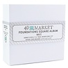 49 and Market PRE-ORDER Foundations Square Album White (FA-36725)