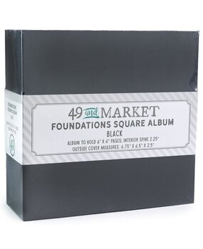 49 and Market PRE-ORDER Foundations Square Album Black (FA-36732)