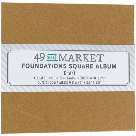 49 and Market PRE-ORDER Foundations Square Album Kraft (FA-36749)