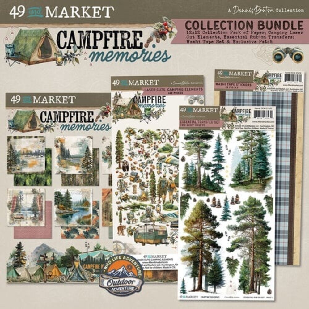 49 and Market PRE-ORDER Campfire Memories Bundle with Patch (DCM-37265)