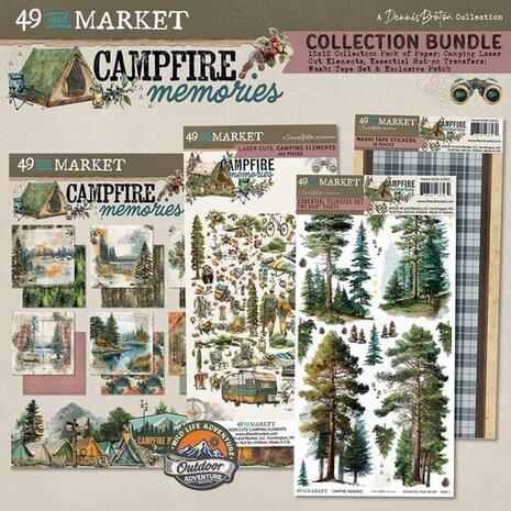 49 and Market PRE-ORDER Campfire Memories Bundle with Patch (DCM-37265)