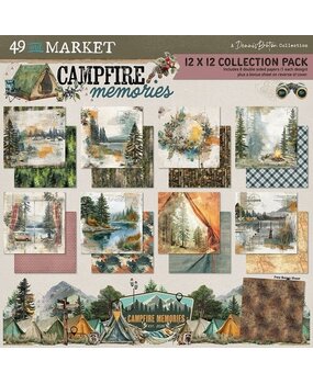 49 and Market PRE-ORDER Campfire Memories 12x12 Inch Collection Pack (DCM-37272)