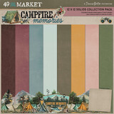 49 and Market PRE-ORDER Campfire Memories 12x12 Inch Solids Collection Pack (DCM-37289)