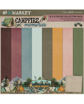 49 and Market PRE-ORDER Campfire Memories 12x12 Inch Solids Collection Pack (DCM-37289)