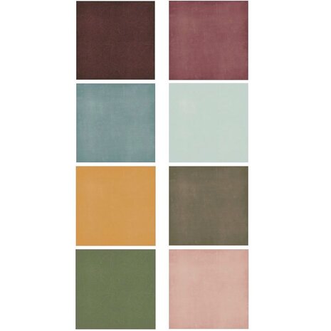 49 and Market PRE-ORDER Campfire Memories 12x12 Inch Solids Collection Pack (DCM-37289)