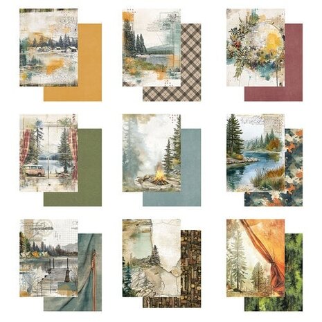 49 and Market PRE-ORDER Campfire Memories 6x8 Inch Collection Pack (DCM-37296)