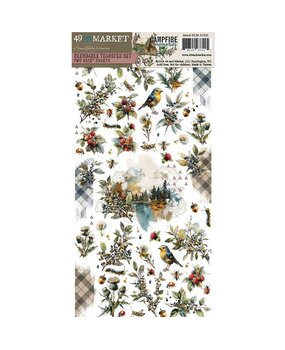49 and Market PRE-ORDER Campfire Memories 6x12 Inch Blendable Rub-on Transfer Set (DCM-37425)