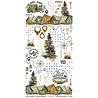 49 and Market PRE-ORDER Campfire Memories 6x12 Inch Blendable Rub-on Transfer Set (DCM-37425)