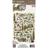 49 and Market PRE-ORDER Campfire Memories Laser Cut Elements Camping (DCM-37449)