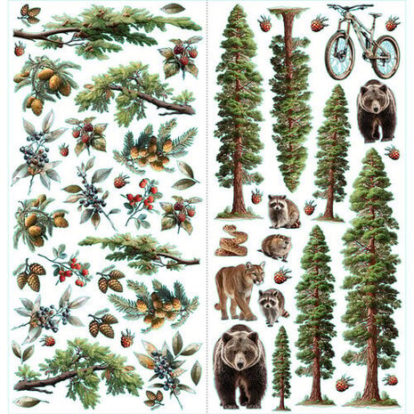 49 and Market PRE-ORDER Campfire Memories Laser Cut Elements Camping (DCM-37449)