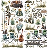 49 and Market PRE-ORDER Campfire Memories Laser Cut Elements Fishing (DCM-37456)